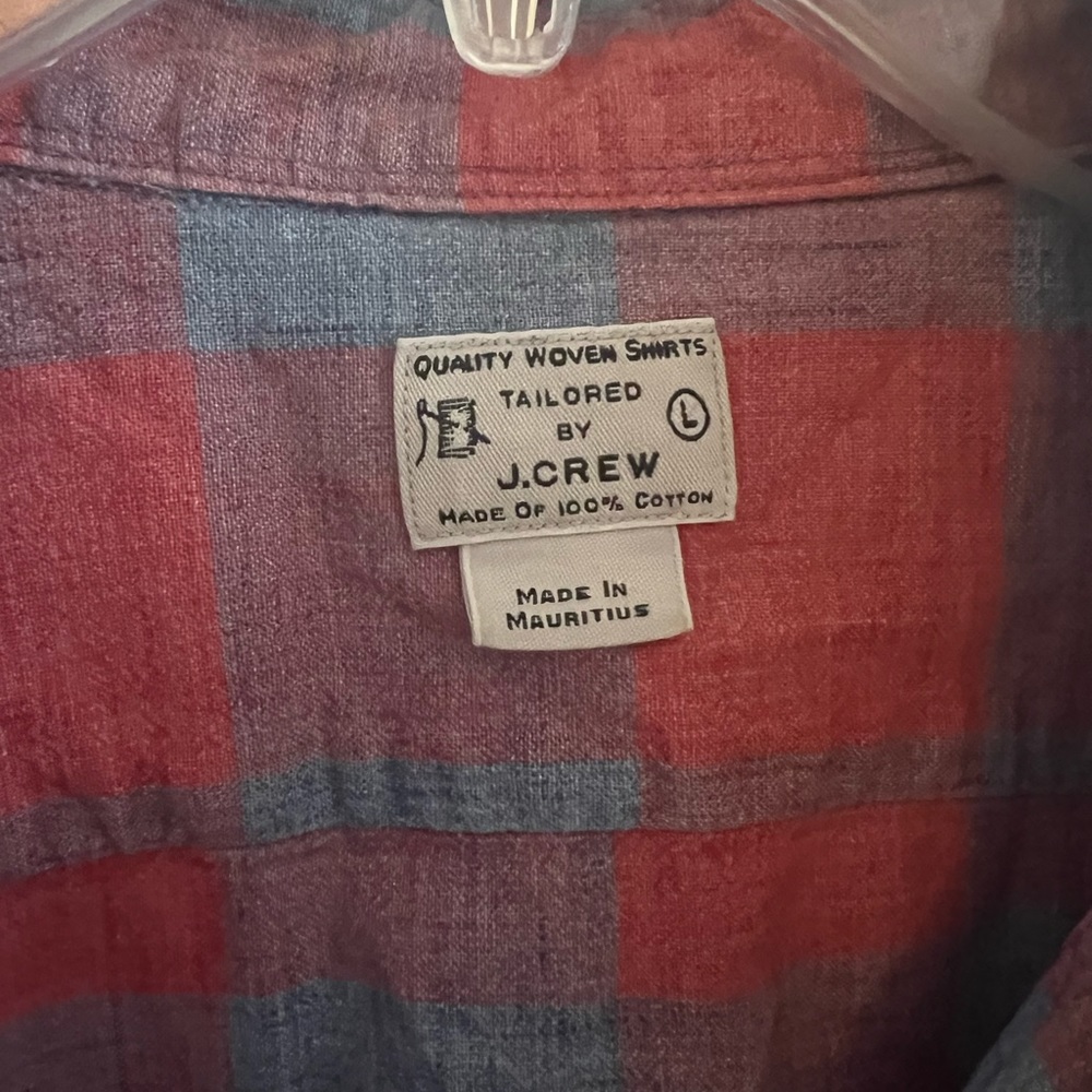 J. Crew Plaid button down - Picture 3 of 3